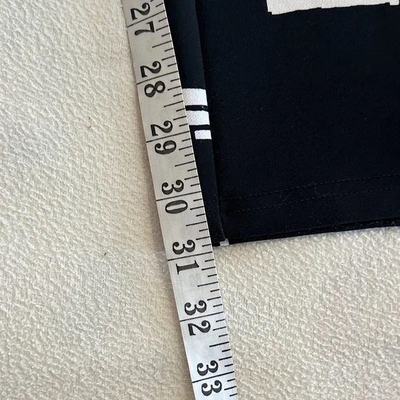 EUC Joseph Ribkoff abstract black and white pull on pants size 8 - Picture 3 of 7